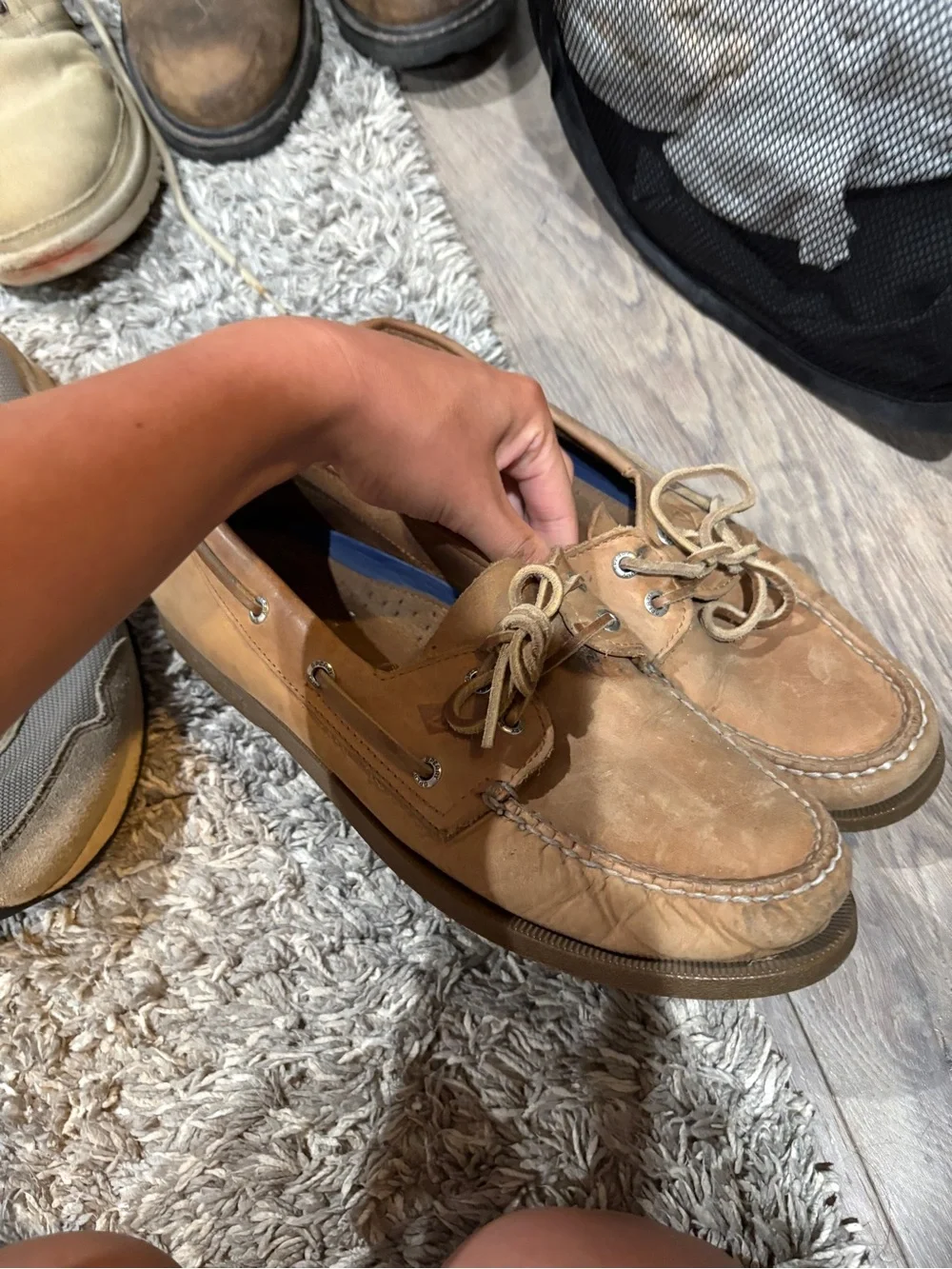 Sperys men’s boat shoes 10.5